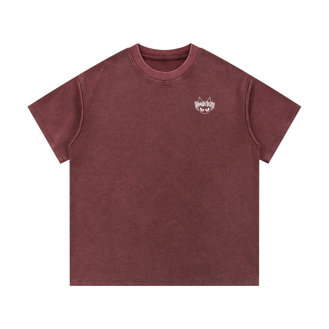 Mineral Wash Waffle Knit T-Shirt