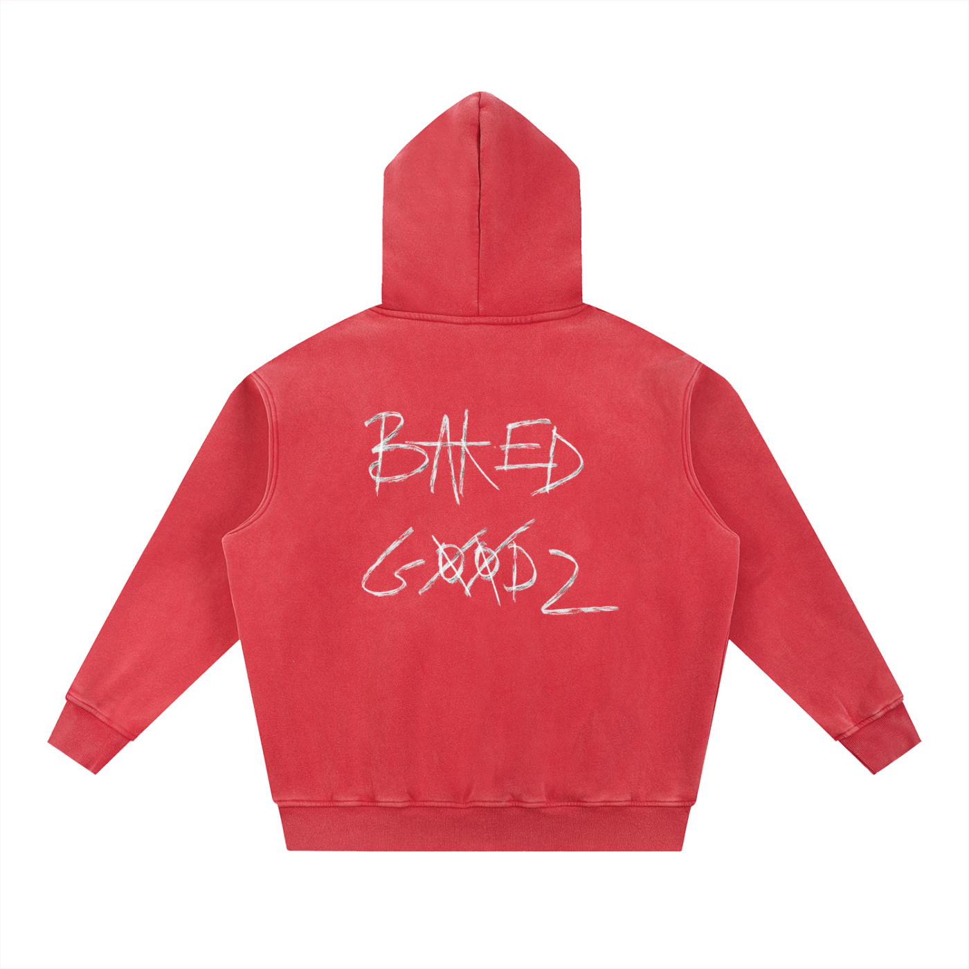 Snow Wash Fleece Oversize Hoodie