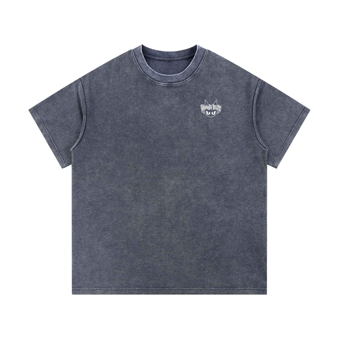 Mineral Wash Waffle Knit T-Shirt